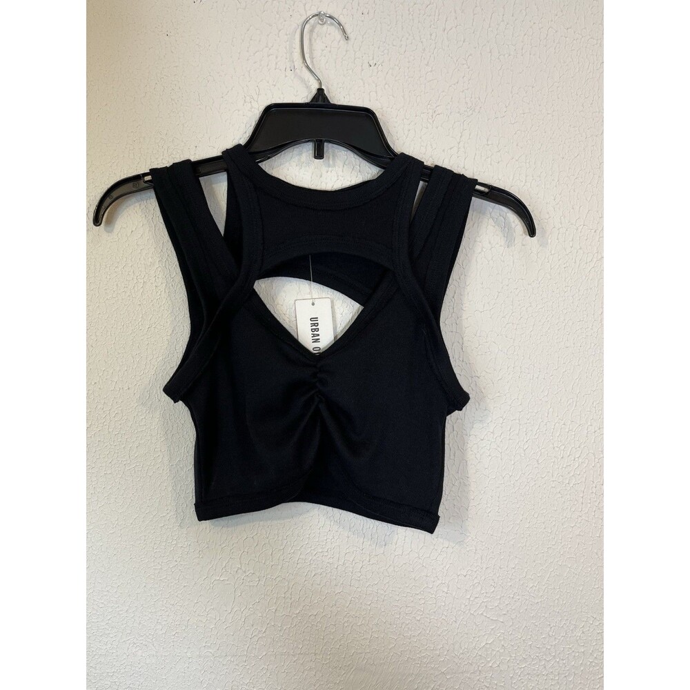 Urban Outfitters Black Stretchy Crop Top Small Juniors